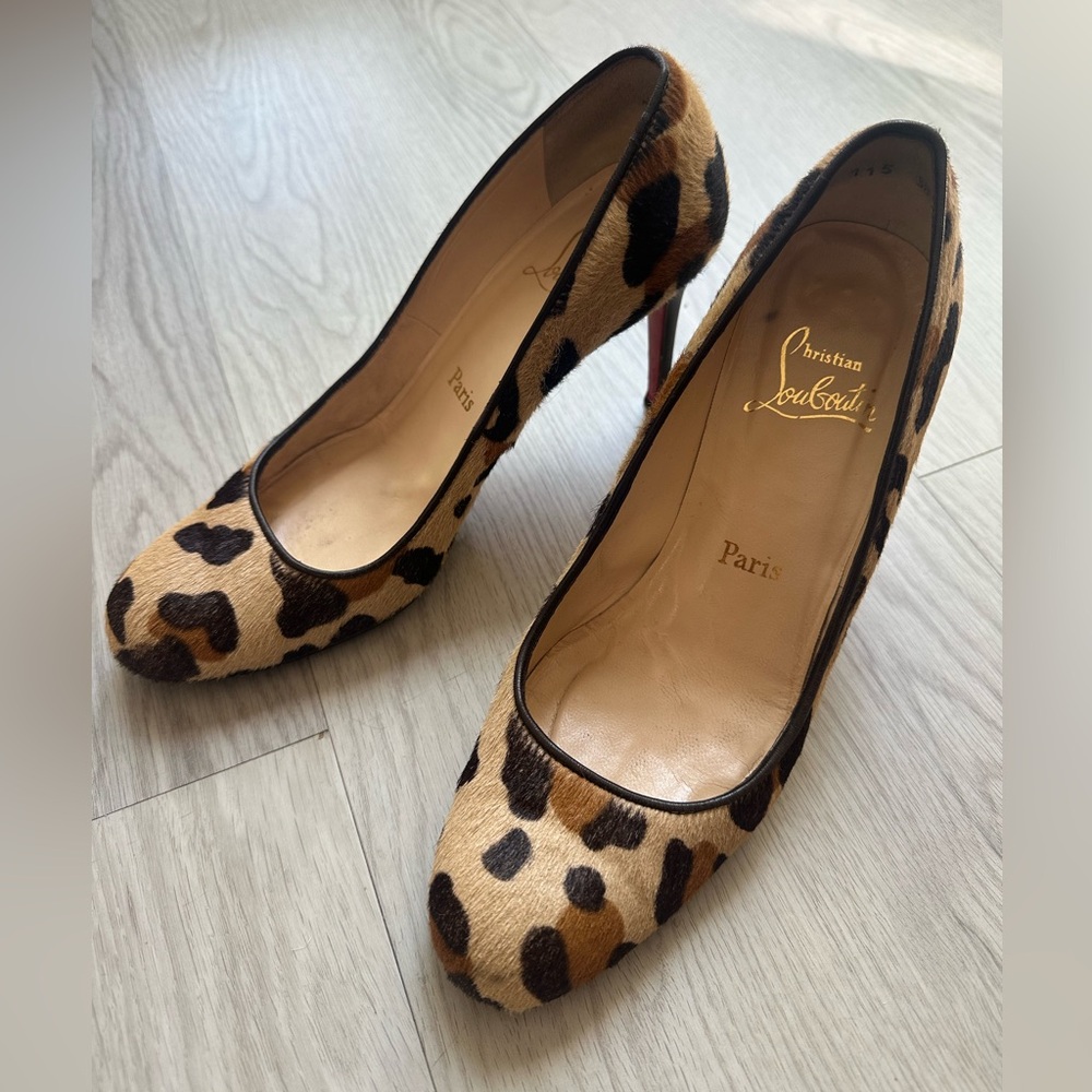 Christian Louboutin Animal Print Heels